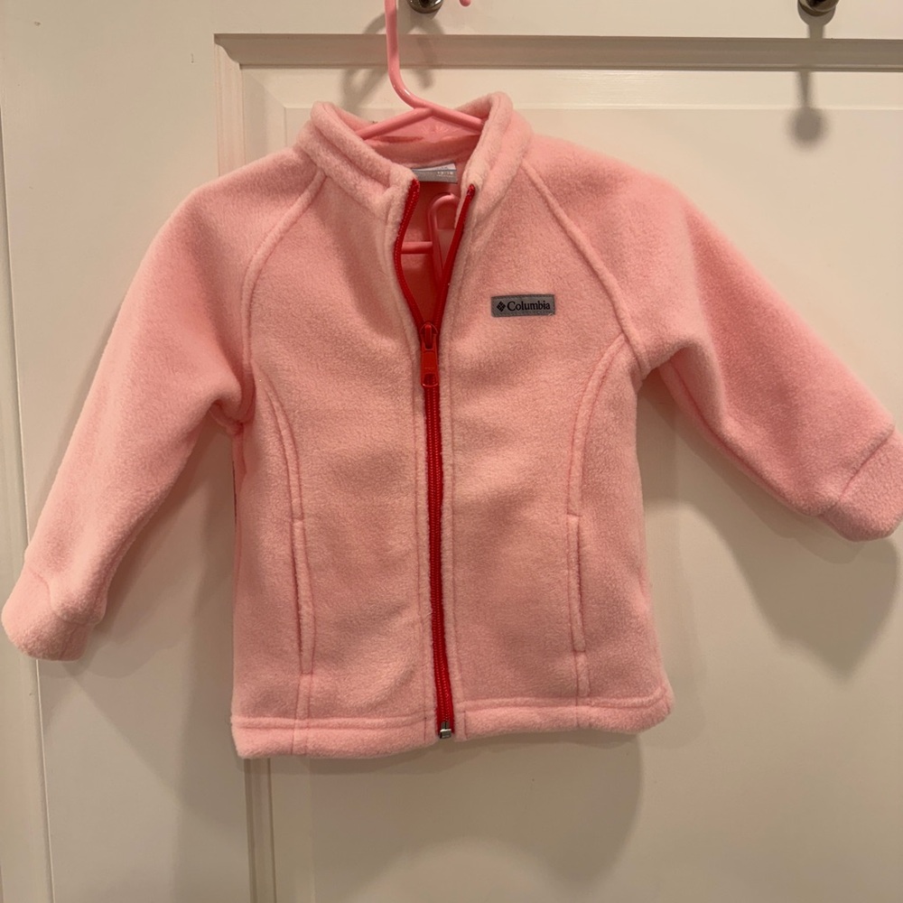 Columbia Baby Pink Fleece Jacket